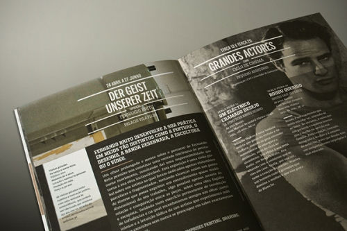 Design brochures imprimées
