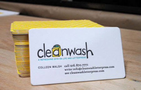 Cleanwash Letterpress