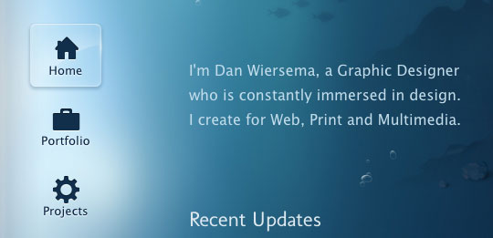 menu web