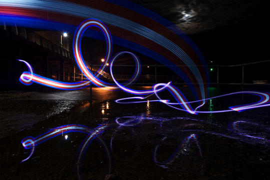 Light painting ou peinture de lumière - 12
