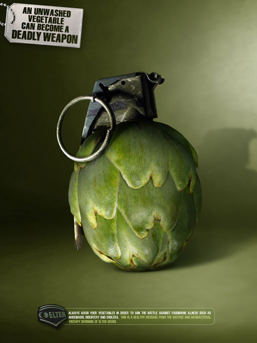 Pub originale pour l'Artichot