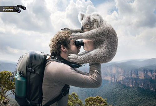 Olympus — Concept de publicité original