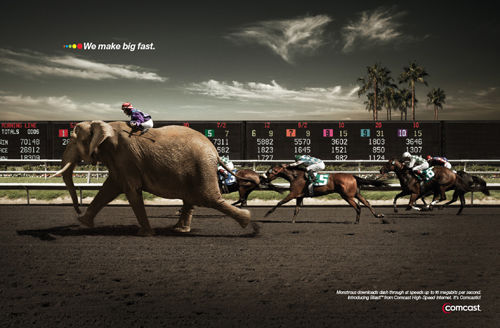 Big Fast — Concept de publicité original