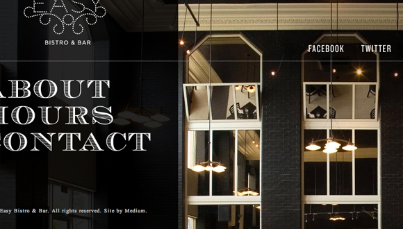 Inspiration site restaurant : Easy Bistro