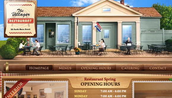 Inspiration site restaurant : The Villager