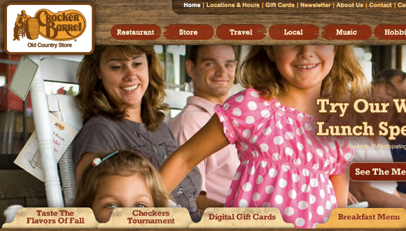 Inspiration site restaurant : Cracker Barrel